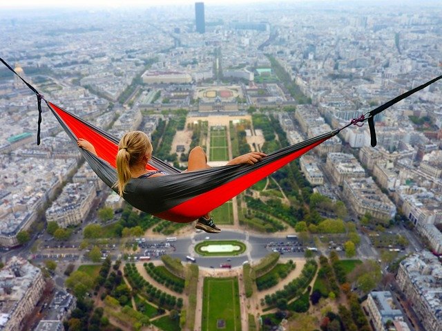 odpočinek nad Paříží
