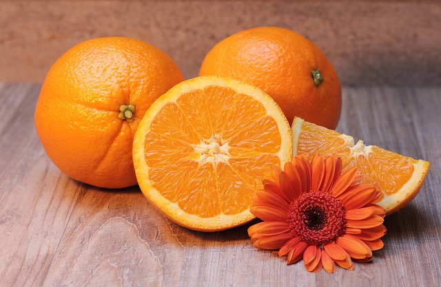 krájený pomeranč